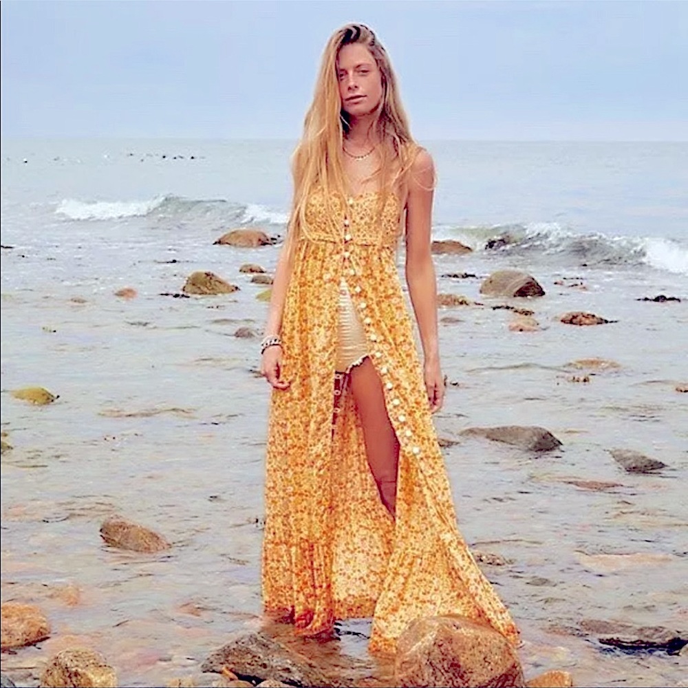 NWOT Free People Molly Jo Midi Dress S
